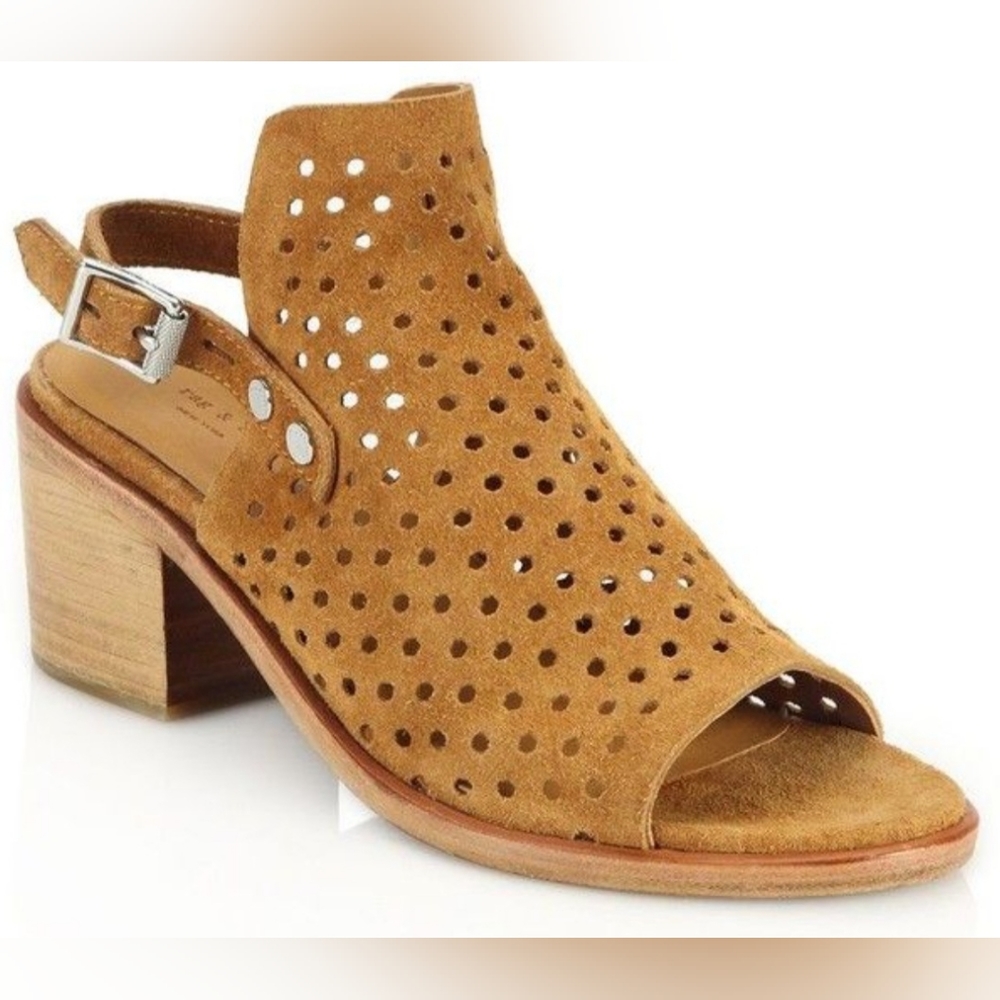 Rag & Bone Wyatt Mid-heel Perforated Sandals